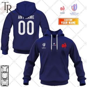 Rugby World Cup 2023 France Rugby Home Jersey Hoodie