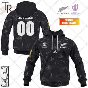 Rugby World Cup 2023 New Zealand All Black Hoodie