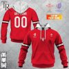 Rugby World Cup 2023 Wales Rugby Home Jersey Hoodie