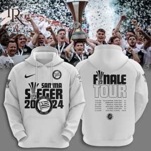 SK Sturm Graz Samma Sieger 2024 Cup Finale Tour Hoodie – White