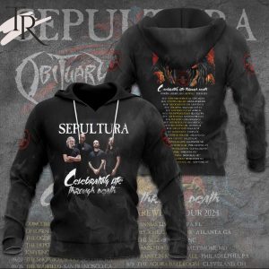 Sepultura Celebrating Life Through Death North America Farewell Tour 2024 Hoodie