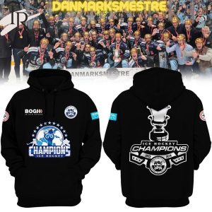 Sonderjyske Ishockey Champions 2024 Hoodie – Black