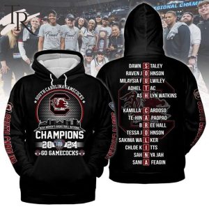 South Carolina Gamecocks NCAA Women’s Basketball National Champions 2024 Hoodie – Black