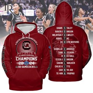 South Carolina Gamecocks Sec Women’s Basketball Champions 2024 Go Gamecocks Hoodie – Garnet