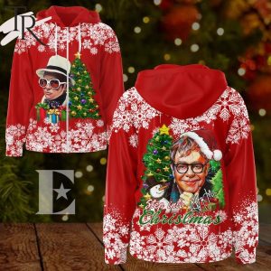 Step Into Christmas Elton John 3D Unisex Hoodie