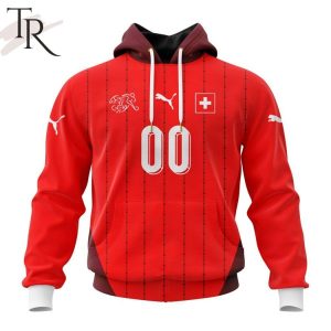 Switzerland National Football Team Personalized 2024 Home Kits Hoodie