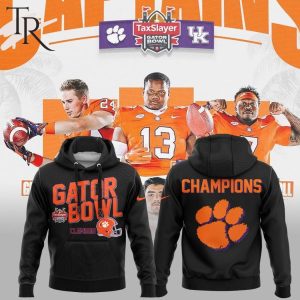 TaxSlayer Gator Bowl Champions Clemson Tigers Football Hoodie