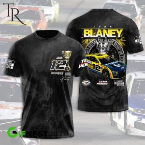 Team Penske Bodyarmor Sports Drink Ryan Blaney 2023 Nascar Cup Series Champion 3D T-Shirt