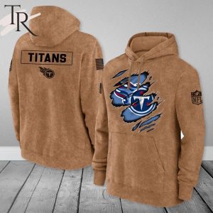 Tennessee Titans NFL Salute To Service Club Pullover – Brown – Hoodie