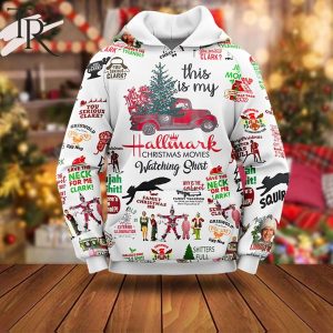 This Is My Hallmark Christmas Movies Watching Shirt 3D Unisex Hoodie – White