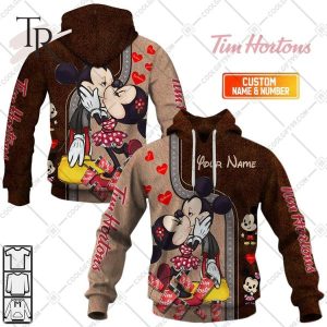 Tim Hortons Mickey and Minnie Design Hoodie