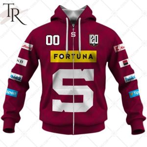 Tipsport Extraliga HC Sparta Praha Jersey Style Hoodie