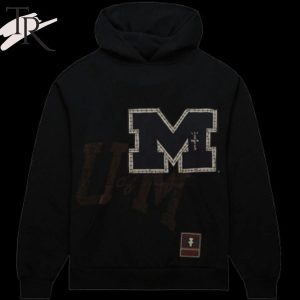 Travis Scott x Mitchell & Ness Michigan Wolverines Overlap Hoodie