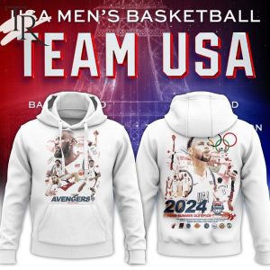 USA Basketball Team Avengers 2024 Paris Summer Olympics Hoodie