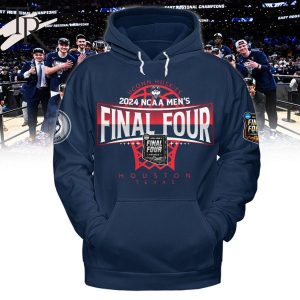 Uconn Huskies 2024 NCAA Men’s Final Four Houston Texas Hoodie