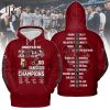 Undefeated 2024 South Carolina Gamecocks NCAA Women’s Basketball National Champions Hoodie – Garnet