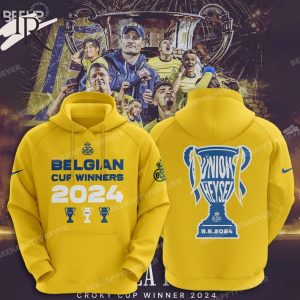 Union Saint-Gilloise Belgian Cup Winner 2024 Hoodie – Yellow