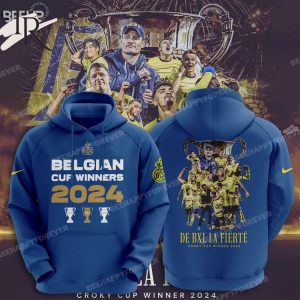 Union Saint-Gilloise De Bxl La Fierte Croky Cup Winner 2024 Hoodie – Navy