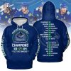 Vancouver Canucks Pacific Division Champions 23-24 Let’s Go Canucks Hoodie – Blue