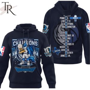 Western Conference Champions Dallas Mavericks Hoodie – Navy Blue