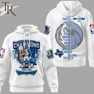 Western Conference Champions Dallas Mavericks Hoodie – White